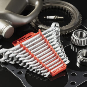 different car accessories composition